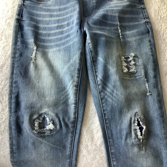 Tribal Pull On Boyfriend Jeans - Picture 5 of 6